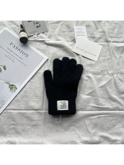 Gloving - Fuzzy Solid-Color Winter Gloves