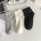 Rufia - Bubble Trim Solid Low-Cut Socks