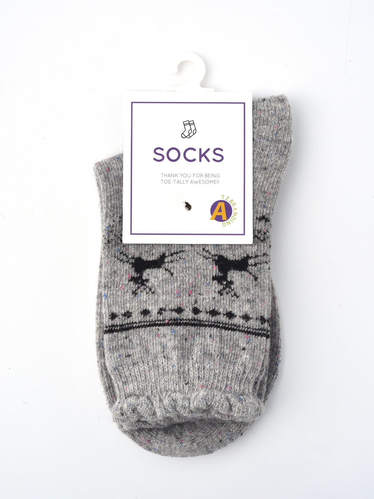 Rufia - Christmas Bow Patterned Warm Socks