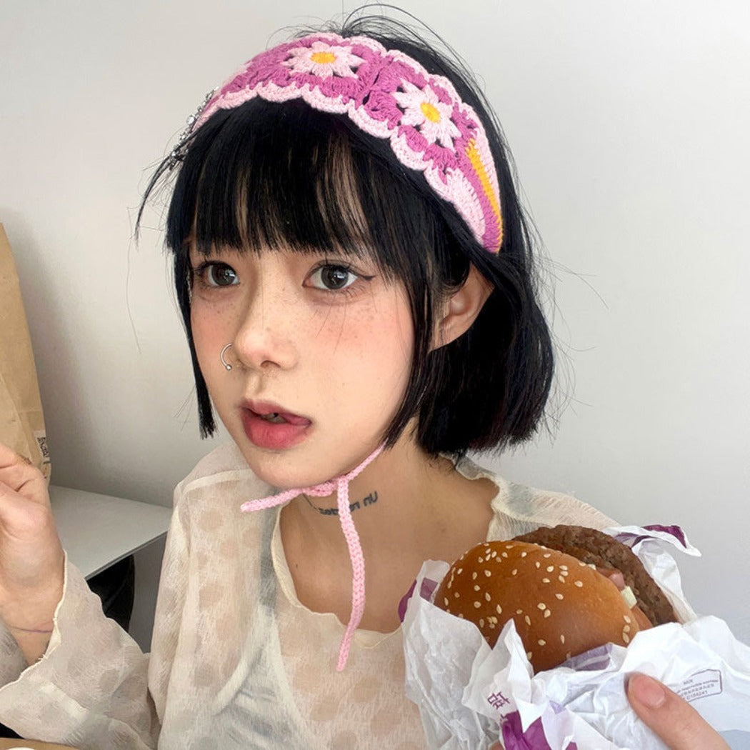 Crochet Flower Hairband - Summer's Perfect Accessory