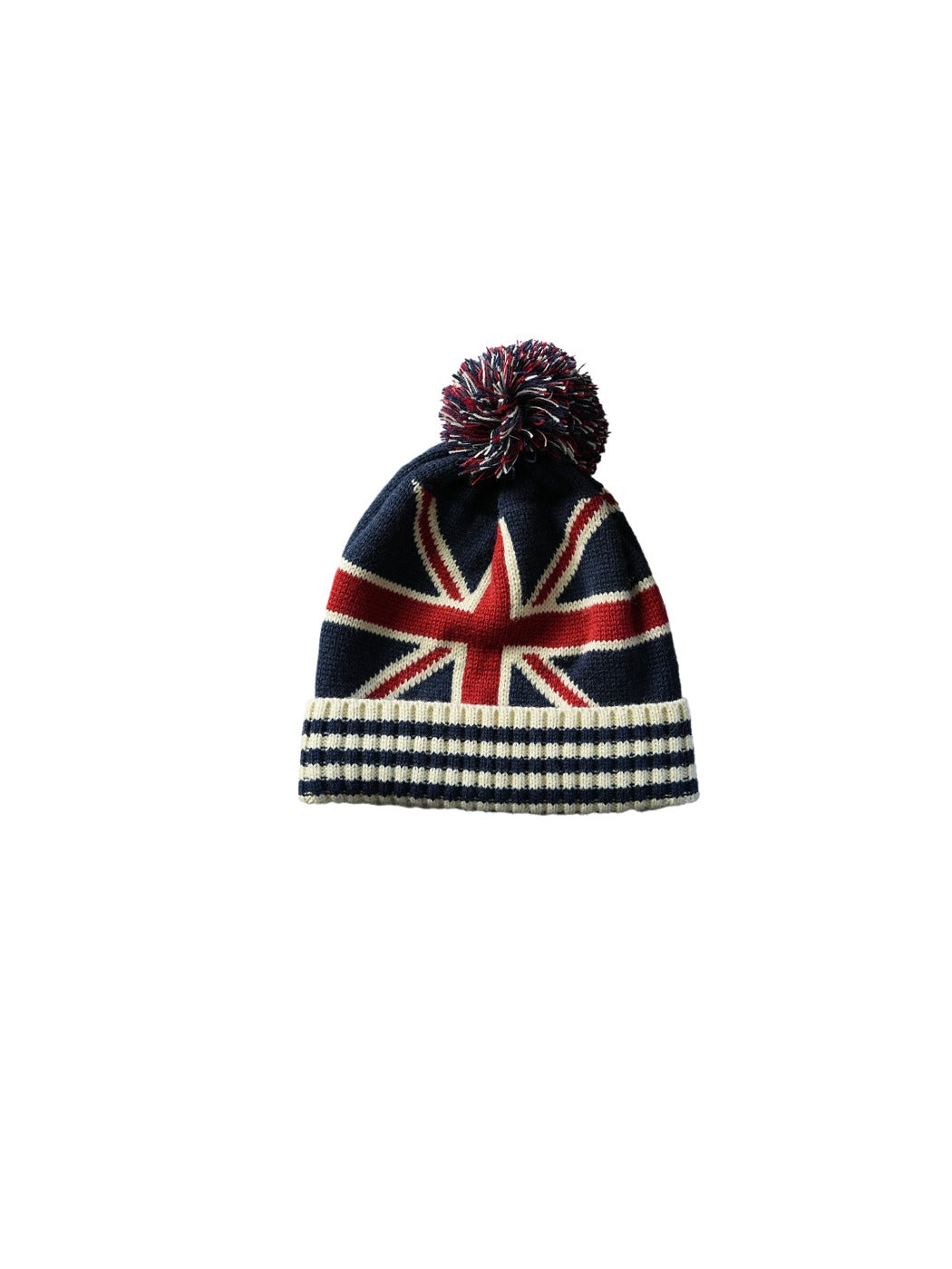 Haila - Winter Knitted Beanie with Flag Pattern