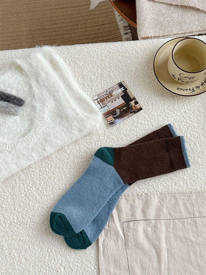 Rufia - Soft Colorblock Crew Socks