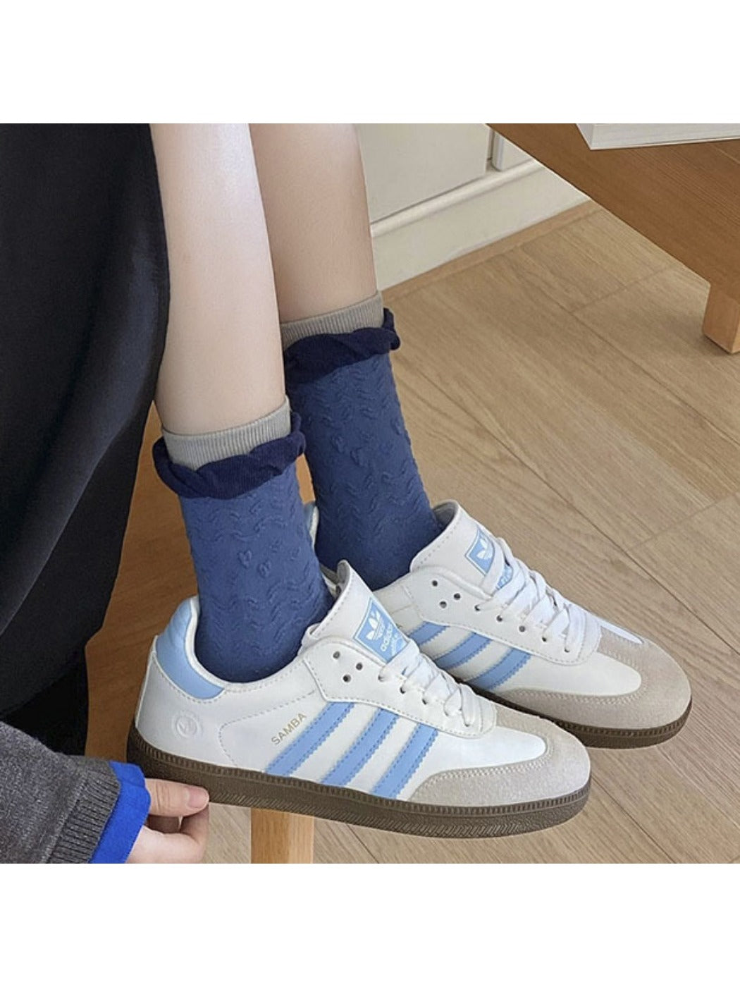 Rufia - Vintage School Style Mid-Calf Capsule Socks