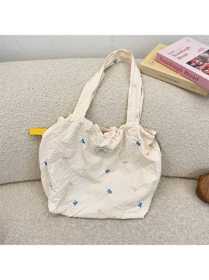 Cosbai - Butterfly Drawstring Shoulder Bag