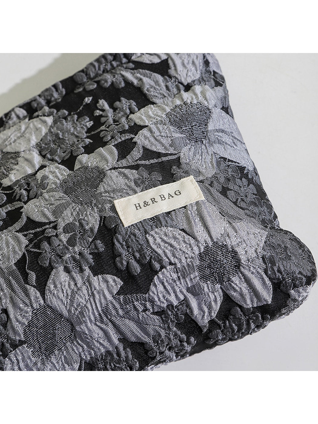 Cosbai - Floral Jacquard Toiletry Bag Cosmetic Pouch