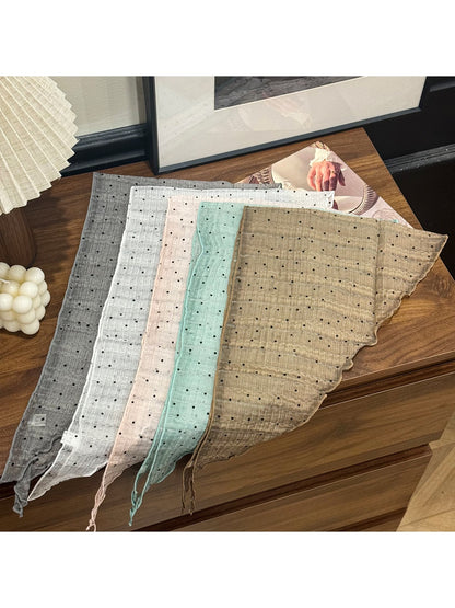 Scarvii - Simple Point Print Triangle Bandana