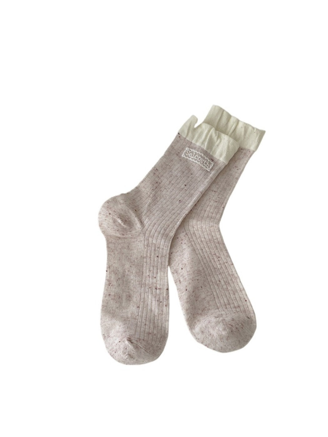 Rufia - Retro Simple Mid-Calf Socks - Sweet & Vintage