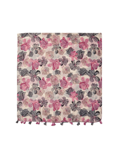 Scarvii - Floral Breeze Tassel Scarf