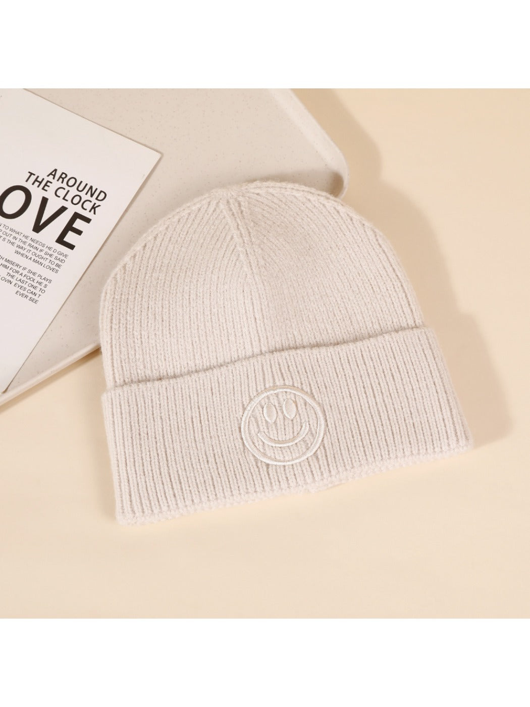 Haila - Winter Knitted Beanie with Smiling