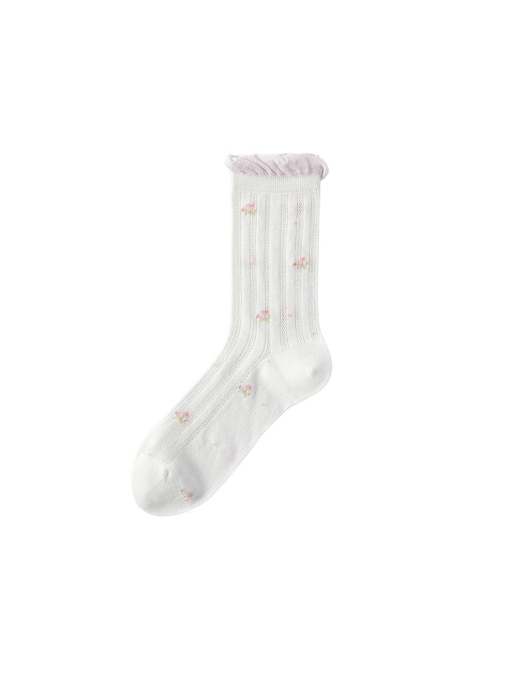 Rufia - Lace Ruffle Crew Socks product image 7