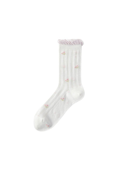 Rufia - Lace Ruffle Crew Socks product image 7