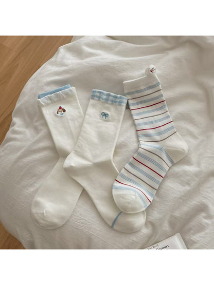 Rufia - Mixed Detail Everyday Crew Socks product image 3