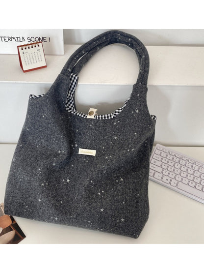 Cosbai - Star Print Casual Shoulder Bag