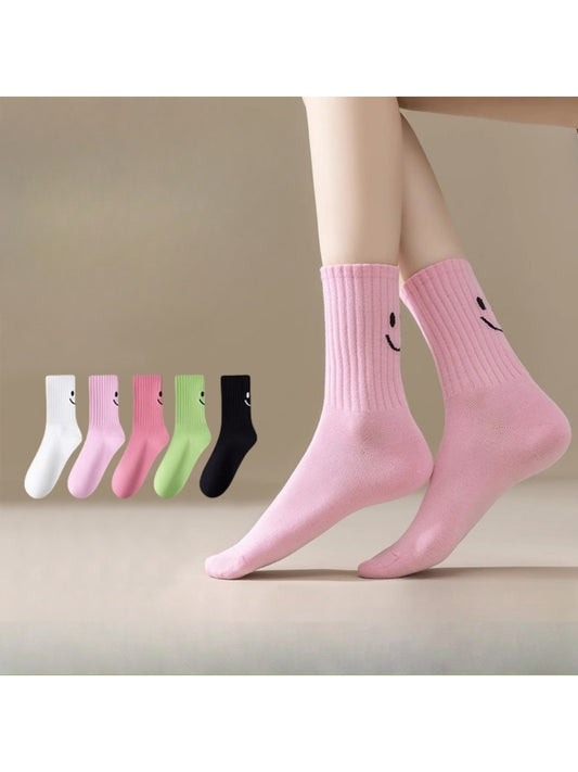 Rufia - Simple Smiley Color Crew Socks product image 1