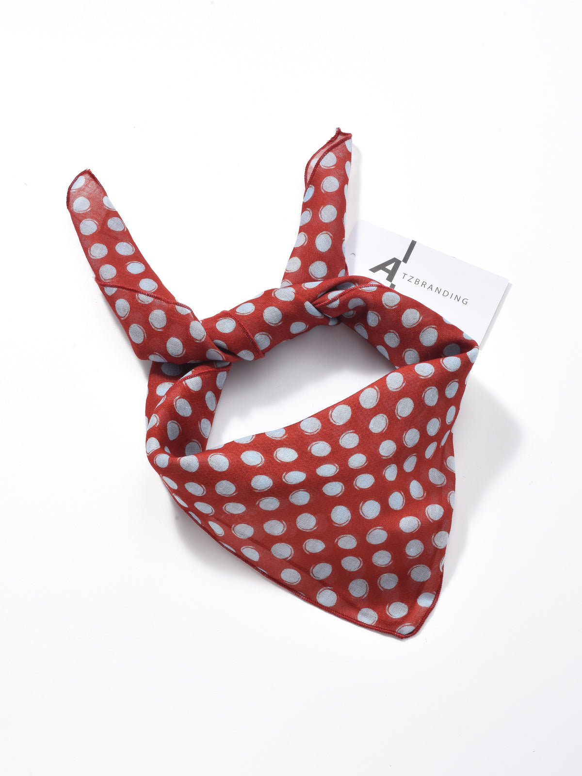 Scarvii - Lightweight Polka Dot Square Scarf