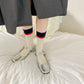 Rufia - Color-Block Textured Socks - Stylish & Soft