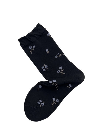 Rufia - Cute Floral Winter Sweet Socks - Soft & Warm