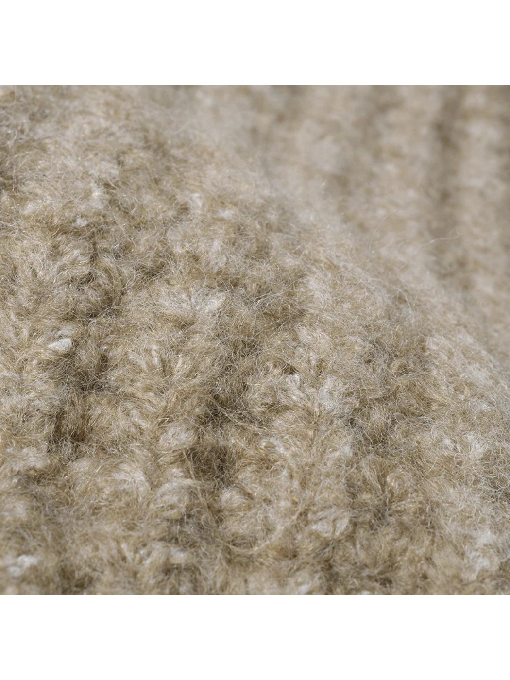 Haila - Textured Ribbed Cuffed Knit Beanie