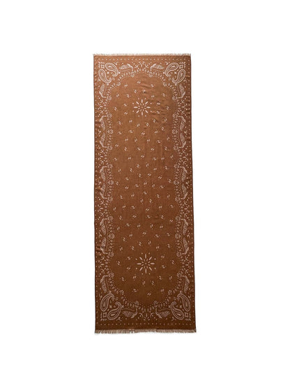 Scarvii - Summer Muted Paisley Print Wrap Scarf