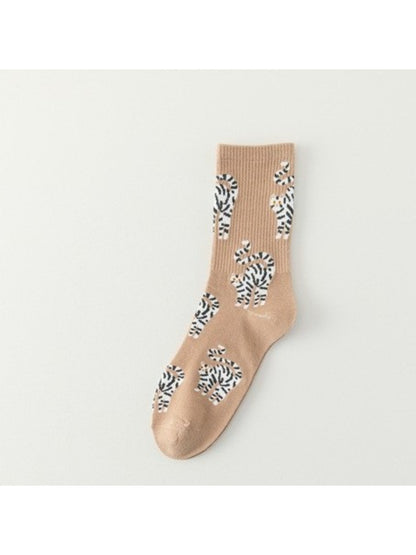 Rufia - Cute Cat Faces Crew Socks