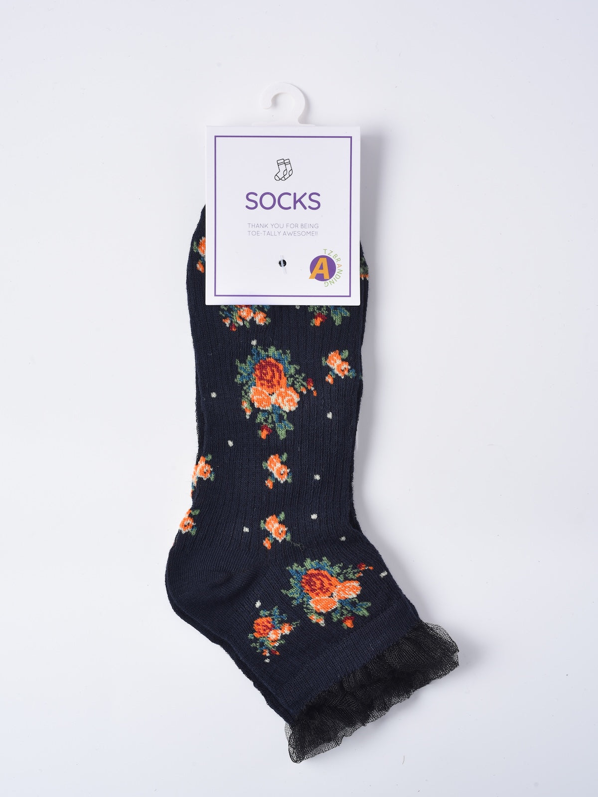 Rufia - Floral Lace Ankle Socks – 5 Colors