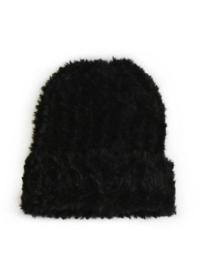 Haila - Colorful Button Knitted Earflap Beanie
