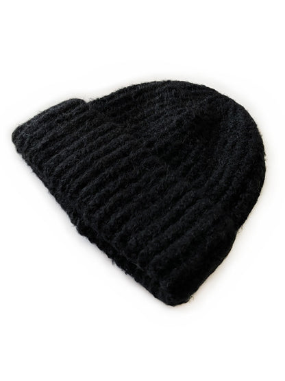 Haila - Winter Unisex Solid Color Knitted Beanie