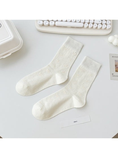 Rufia - Textured Rib Knit Crew Socks product image 6