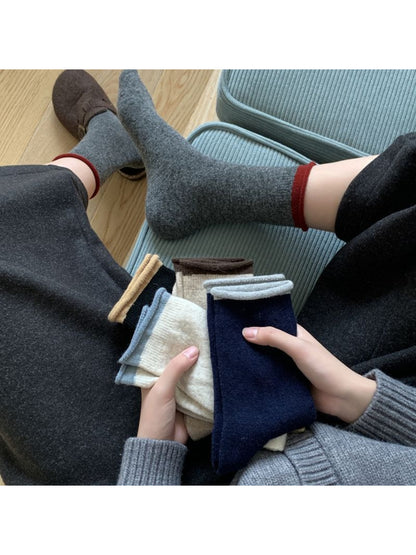 Rufia - Soft Roll-Edge Crew Socks