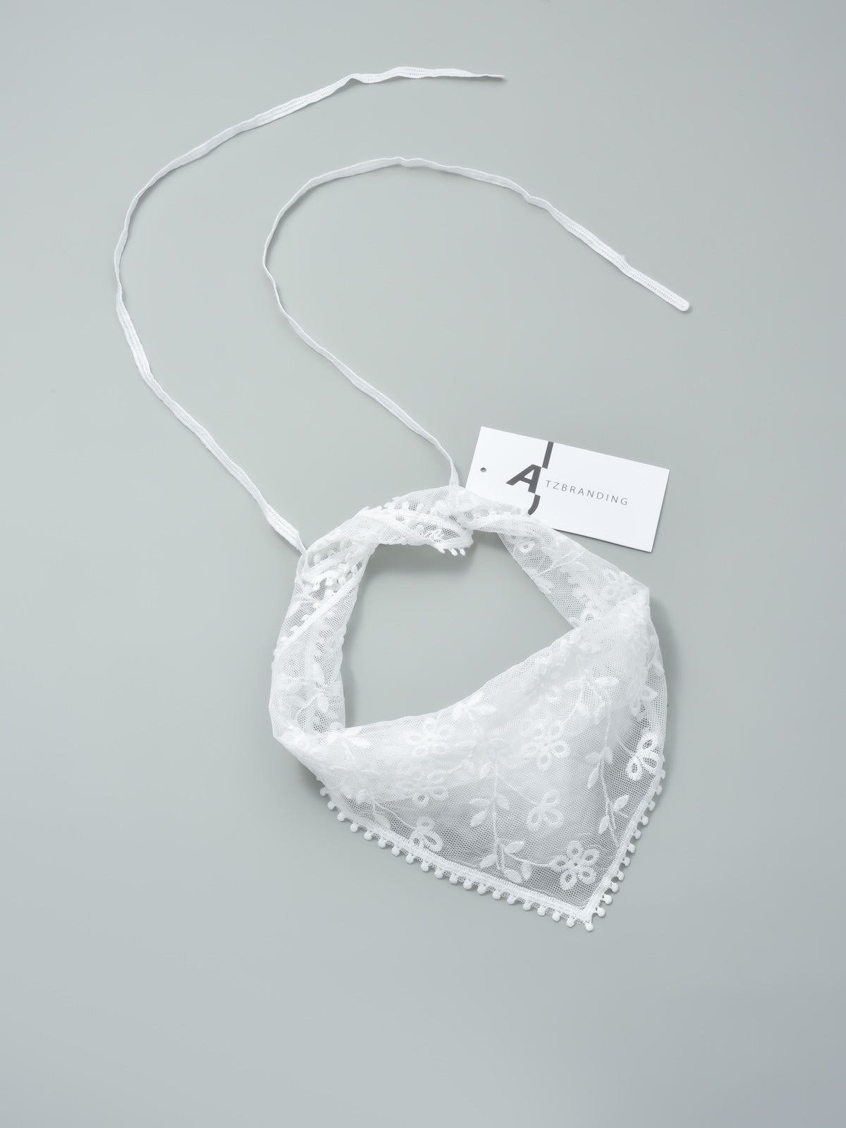 White Lace Vintage Floral Headband