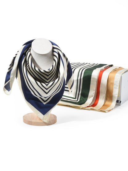 Scarvii - Striped Square Scarf