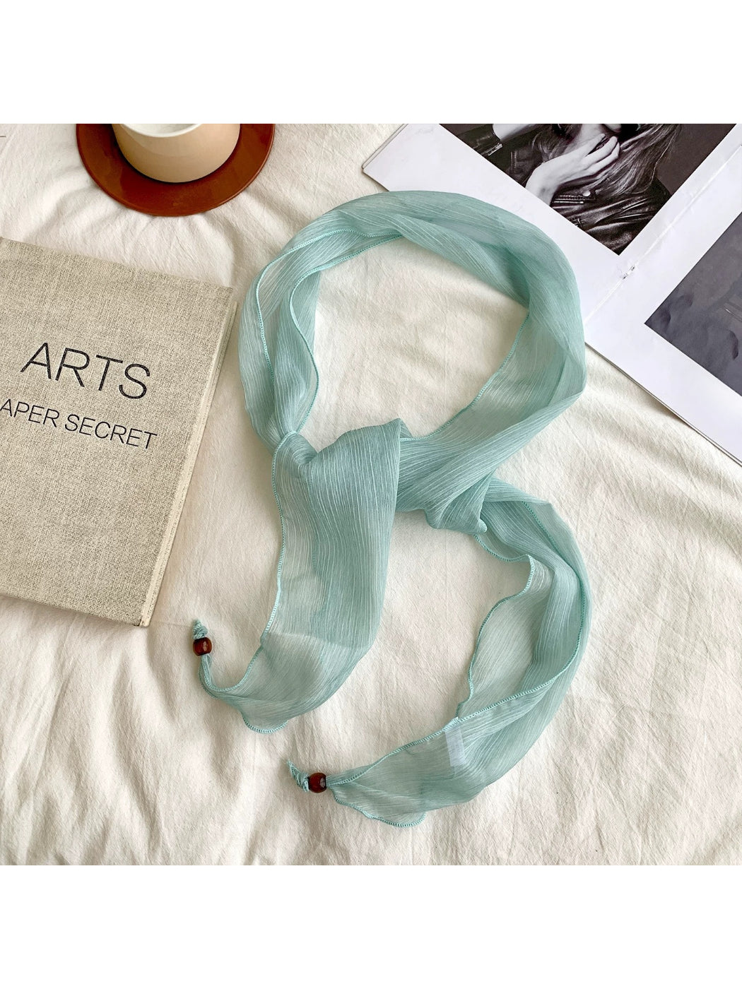 Scarvii Solid Color Skinny Scarf product image