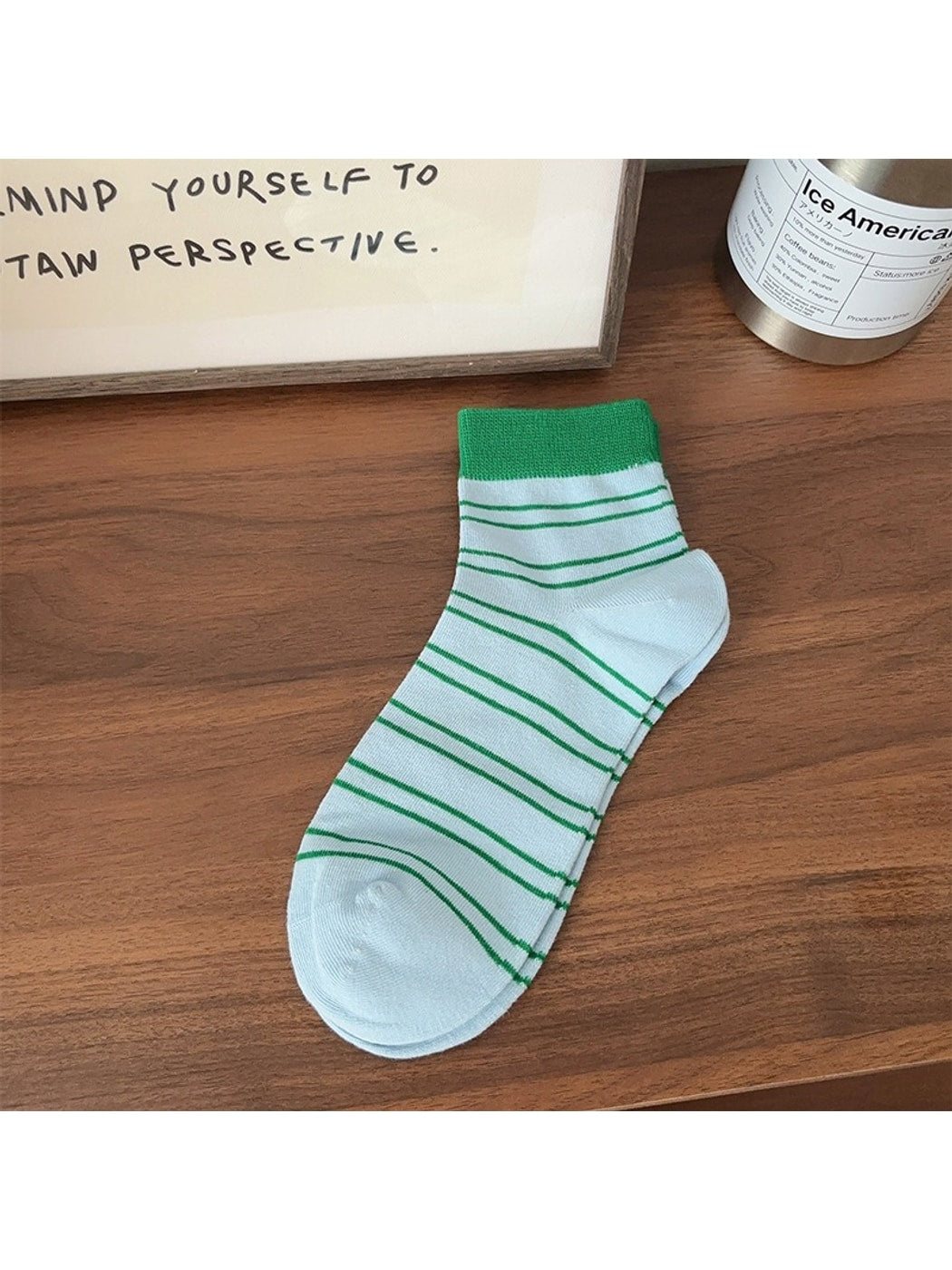 Rufia - Classic Striped Casual Ankle Socks