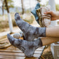 Rufia - Unisex Tie-Dye Mid-Calf Socks - Trendy & Comfort