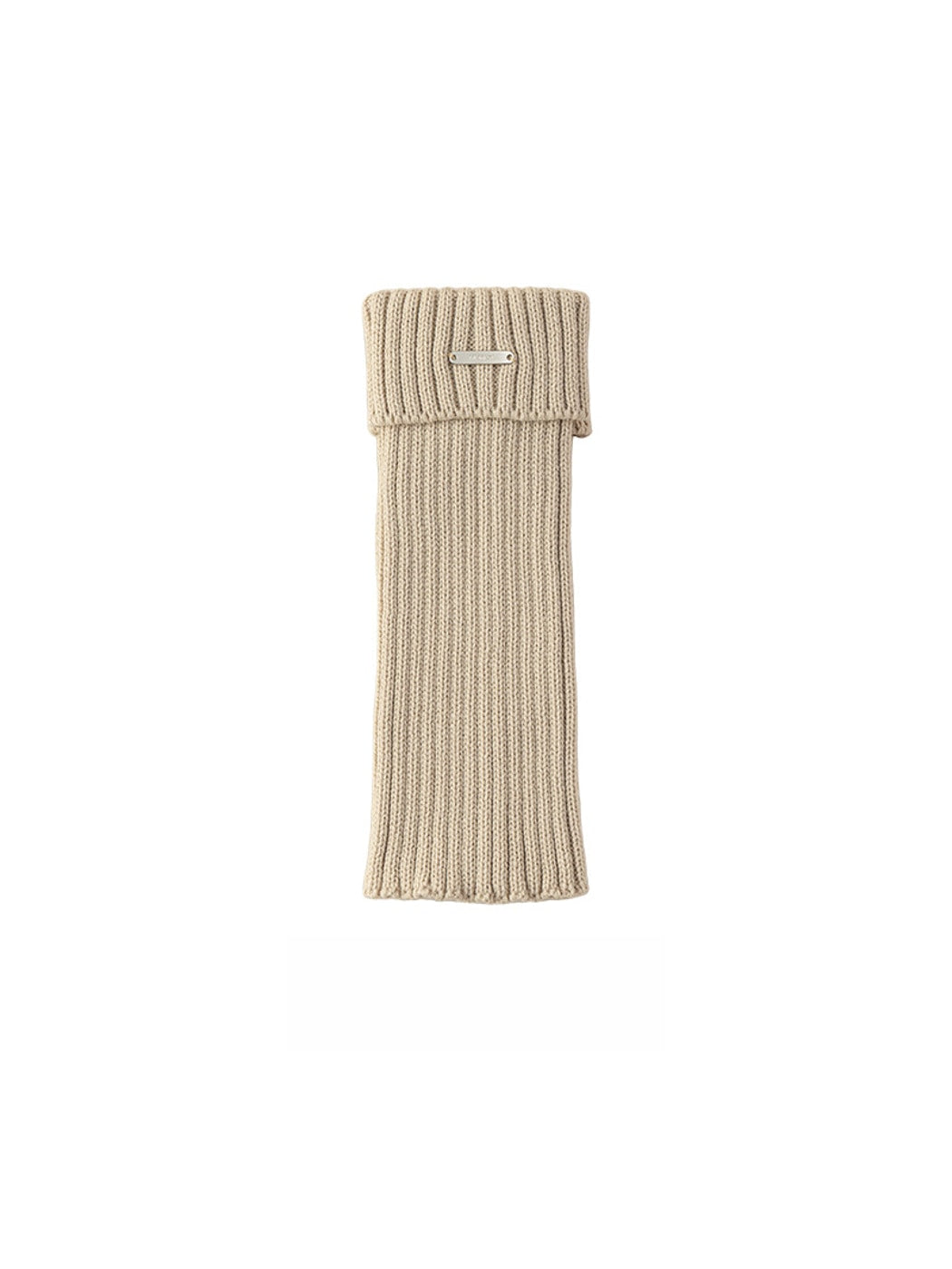 Cozyra - Ribbed Buckle Detail Slouch Leg Warmers