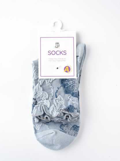 Rufia – Capsule 3D Floral Crew Socks
