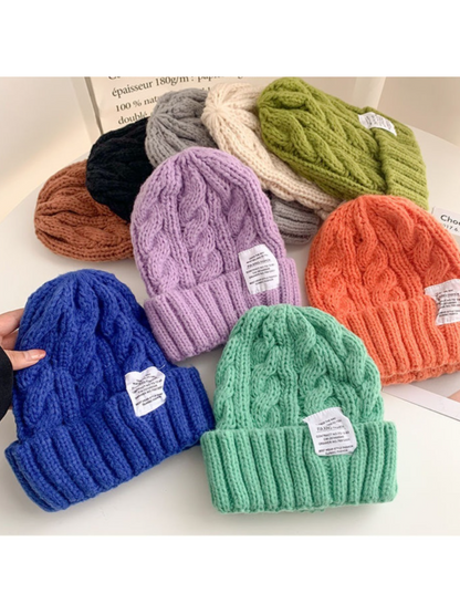 Haila - Cable Knit Cuffed Beanie