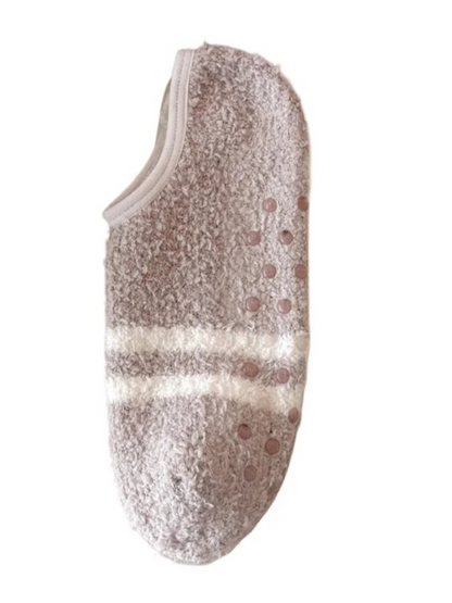 Rufia - Fuzzy Striped Low Cut Socks