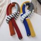 Scarvii - Soft Colorblock Striped Knit Scarf