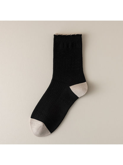 Rufia - Color Block Sweet Style Crew Socks