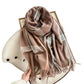 Scarvii - Cozy Plaid Tassel Scarf for Women