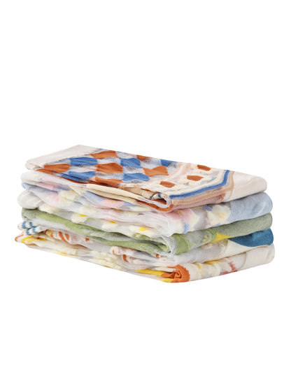 Rufia -  Hollow-out Floral Pattern Sheer Socks