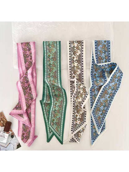 Scarvii Classic Paisley Skinny Scarf