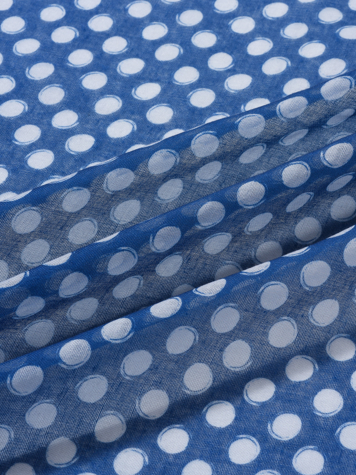 Scarvii - Lightweight Polka Dot Square Scarf