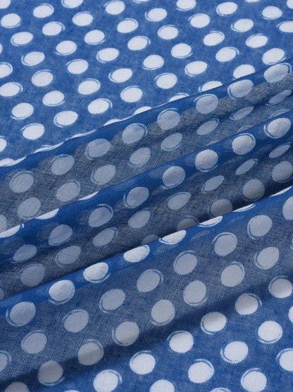Scarvii - Lightweight Polka Dot Square Scarf