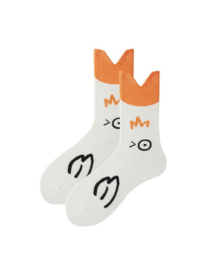 Rufia - Cute Cartoon Duck Pattern Socks – Playful & Cozy