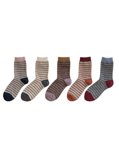 Rufia - Soft Blend Color-Line Crew Socks