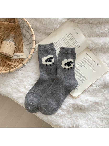 Rufia - Cozy Cute Lambs Women's Socks