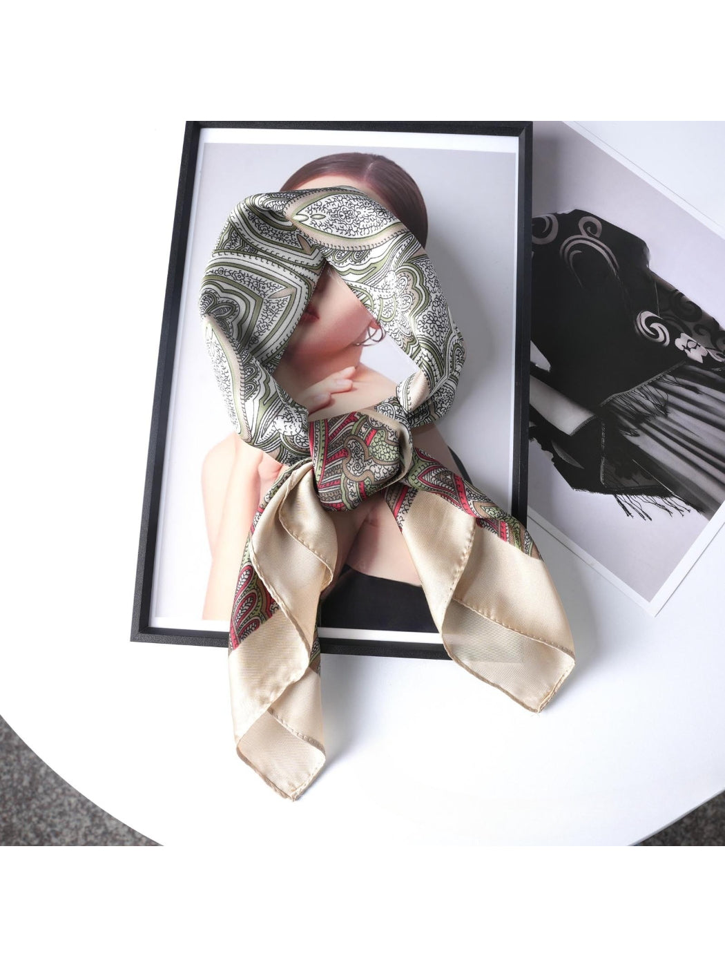 Scarvii - Baroque Paisley Square Scarf