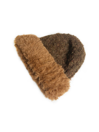 Haila - Soft Plush Cuffed Knit Beanie